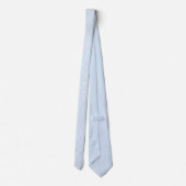 Necktie - Icy Blue Damask Stropdas (Achterkant)