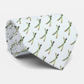 Necktie met Asparagus Stropdas (Opgerold)