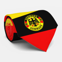 Necktie met Duitse vlag, stijlvolle das met Duitse