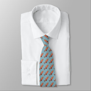 Necktie met Happy Fish Stropdas