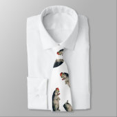 Necktie met Pig King-patroon - Funny Stropdas (Gebonden)