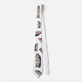 Necktie met Pig King-patroon - Funny Stropdas (Voorkant)