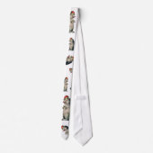 Necktie met Pig King-patroon - Funny Stropdas (Achterkant)