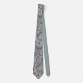 Necktie met Stropdassen voor wolzwuiten (Voorkant)