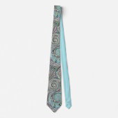 Necktie met wolzwammen stropdas (Voorkant)