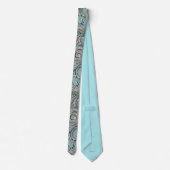 Necktie met wolzwammen stropdas (Achterkant)