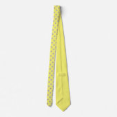 Necktie - New Daisy on Yellow Stropdas (Achterkant)