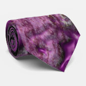 Necktie "Paarse verbranding" Stropdas (Opgerold)