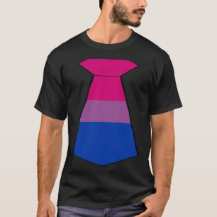 Necktie pak Stropdas Tuxedo Biseksuele Pride Vlagk T-shirt