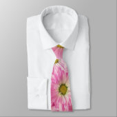 Necktie - Roze Gerbera Daisies Stropdas (Gebonden)