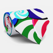 Necktie - Snoep Collage Stropdas (Opgerold)