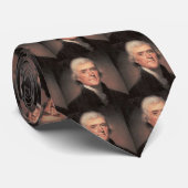 Necktie : Thomas Jefferson Stropdas (Opgerold)
