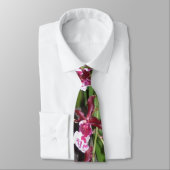 Necktie - Tolumnia Jairak Rainbow Orchid Stropdas (Gebonden)