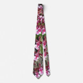 Necktie - Tolumnia Jairak Rainbow Orchid Stropdas (Voorkant)
