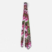 Necktie - Tolumnia Jairak Rainbow Orchid Stropdas (Achterkant)