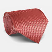 Necktie van rode schubben stropdas (Opgerold)