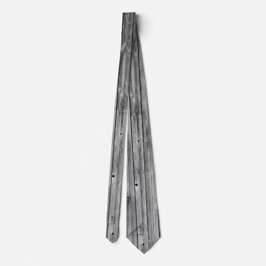 Necktie - Weathered Barn Wood Stropdas (Achterkant)