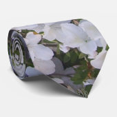 Necktie - White Azalea Stropdas (Opgerold)