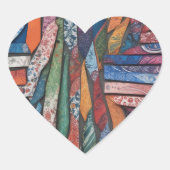 Neckties Hart Sticker (Voorkant)