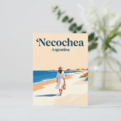 Necochea Argentinië Briefkaart (Staand voorkant)