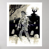 Necromancer – poster van Tracy Lesch (Voorkant)