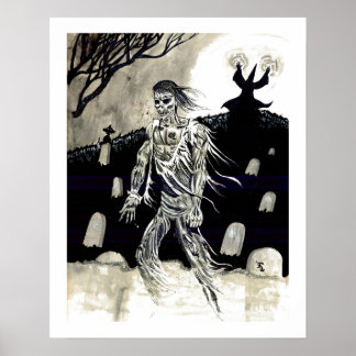 Necromancer – poster van Tracy Lesch