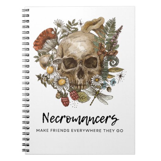 Necromancer vrienden notitieboek (Voorkant)