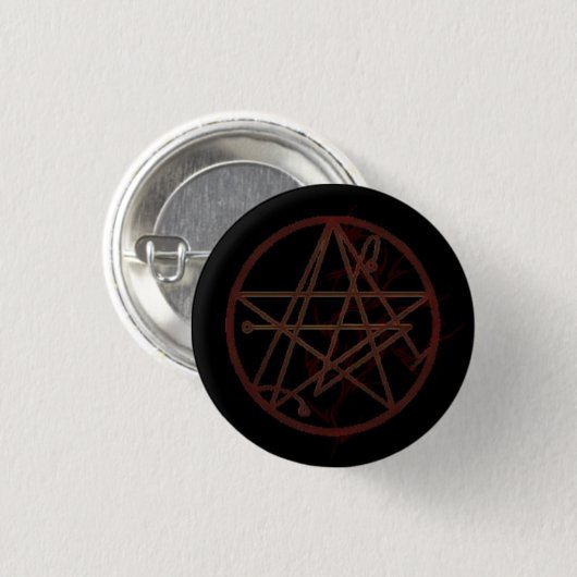 Necromancer's zegel ronde button 3,2 cm (Voorkant /achterkant)