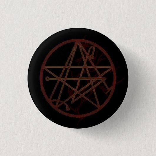 Necromancer's zegel ronde button 3,2 cm (Voorkant)