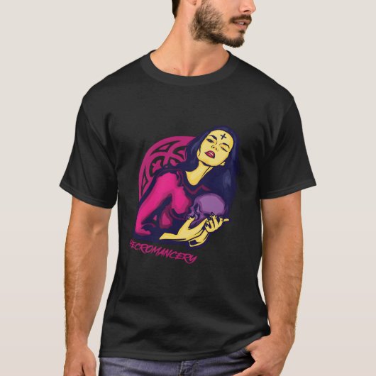 Necromancy Gothic Gift Pastel Gothic T-shirt (Voorkant)