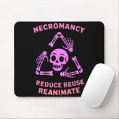 Necromancy Reduce Reuse Reanimate Skeleton Design  Muismat (Met muis)