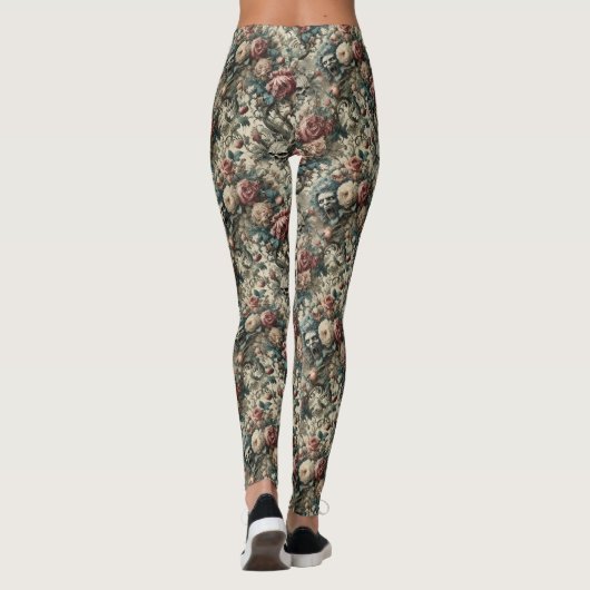 Necromantie van de Gnashed - Gotische Victoriaans Leggings (Achterkant)