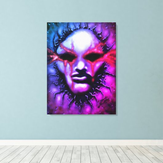 Necromastie Canvas Afdruk (Insitu (Houten vloer))