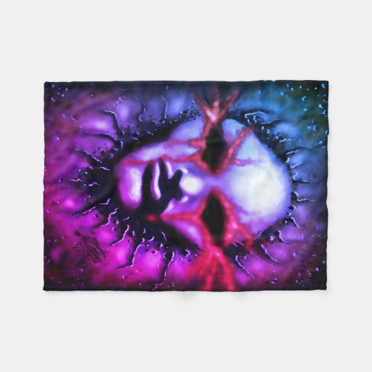 Necromastie Fleece Deken (Voorkant (Horizontaal))