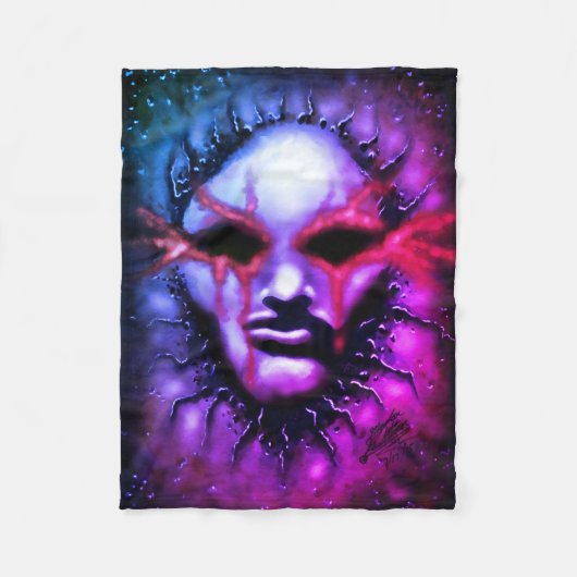 Necromastie Fleece Deken (Voorkant)