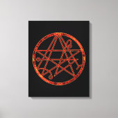 Necronomicon (burning) canvas afdruk (Voorkant)