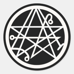 Necronomicon Classic Ronde Sticker