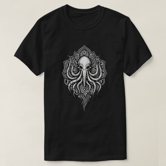 NECRONOMICON CULT CTHULHU GRAPHISCHE DECAL T-Shirt (Design voorkant)