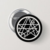 Necronomicon Klassieke ronde Button (Voorkant /achterkant)