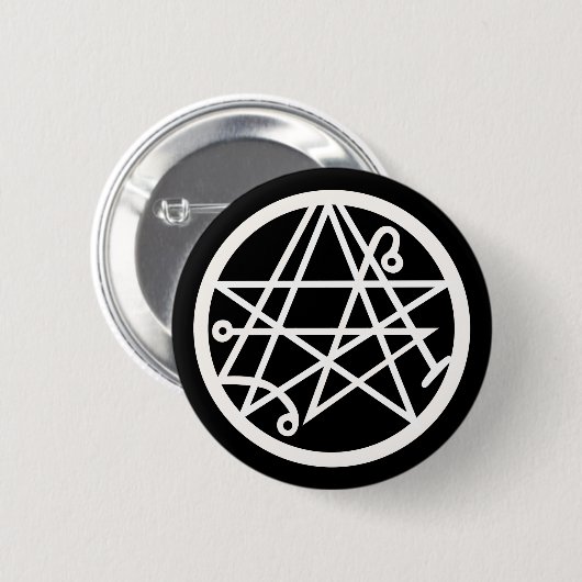 Necronomicon Klassieke ronde Button (Voorkant /achterkant)