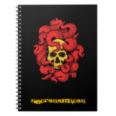 Necronomicon-laptop met schedel en tentakels notitieboek (Voorkant)