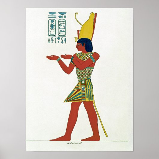 Nectanebo Ik draag de dubbele kroon Poster (Voorkant)