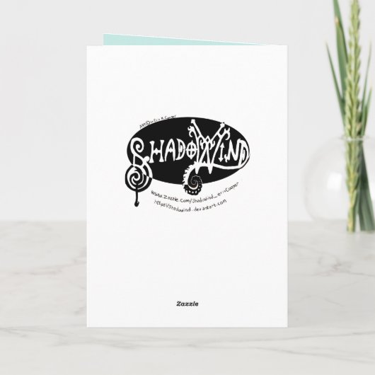 Nectar Dragon Feestdagen Kaart (Achterkant)