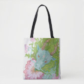 Nectar Dragon Pastel Tote Bag (Voorkant)