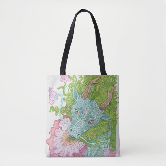 Nectar Dragon Pastel Tote Bag (Voorkant)