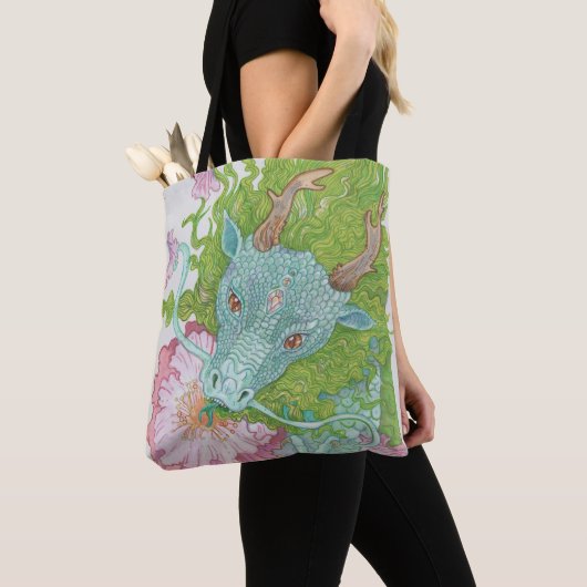 Nectar Dragon Pastel Tote Bag (Dichtbij)