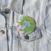 Nectar Dragon Ronde Button 7,6 Cm (In situ)