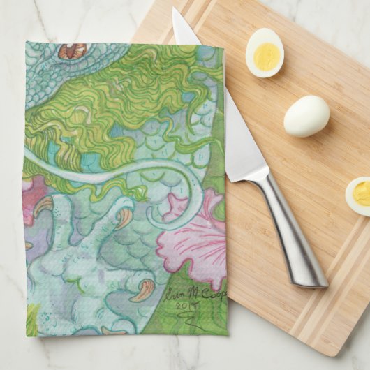 Nectar Dragon Theedoek (Quarter Fold)