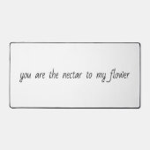 Nectar naar mijn bloem bureau mat (Voorkant)