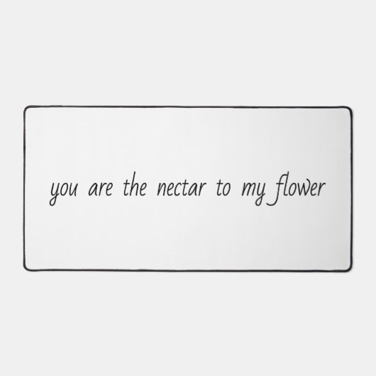 Nectar naar mijn bloem bureau mat (Voorkant)